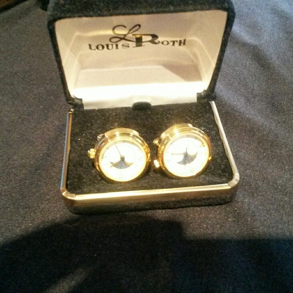 Watch cufflinks